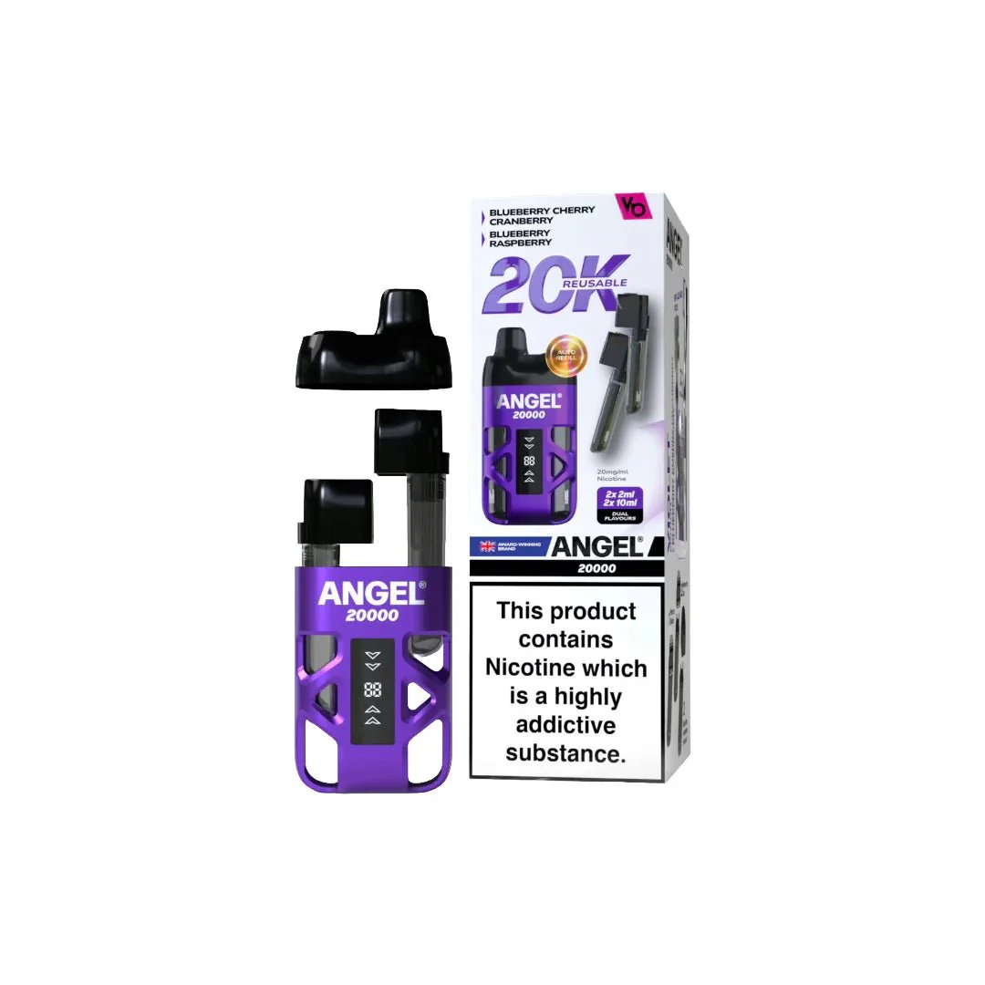 20mg Angel 20000 by Vapes Bars Duel Prefilled Pod Vape Kit 20000 Puffs - Image 10