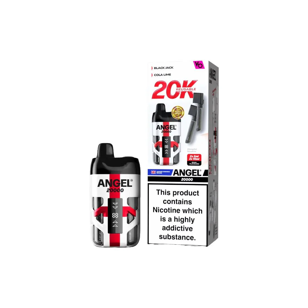 20mg Angel 20000 by Vapes Bars Duel Prefilled Pod Vape Kit 20000 Puffs - Image 20