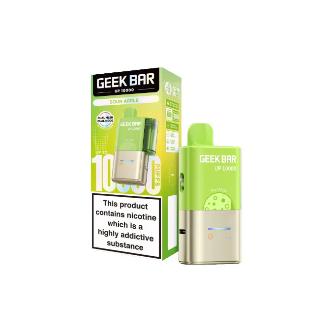 20mg Geek Bar UP 10000 Prefilled Pod Vape Kit - Image 11