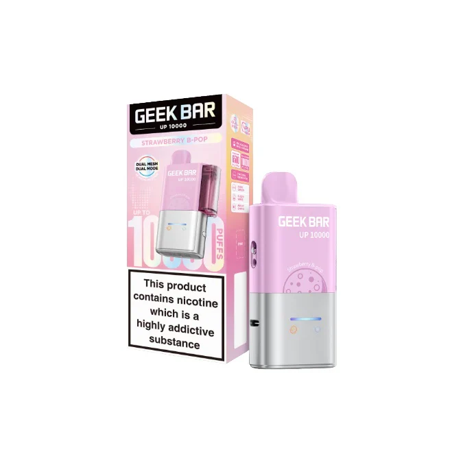 20mg Geek Bar UP 10000 Prefilled Pod Vape Kit - Image 12