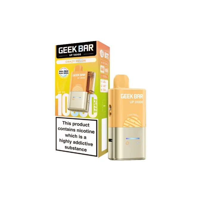20mg Geek Bar UP 10000 Prefilled Pod Vape Kit - Image 2