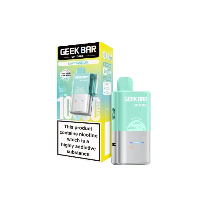 20mg Geek Bar UP 10000 Prefilled Pod Vape Kit - Image 5
