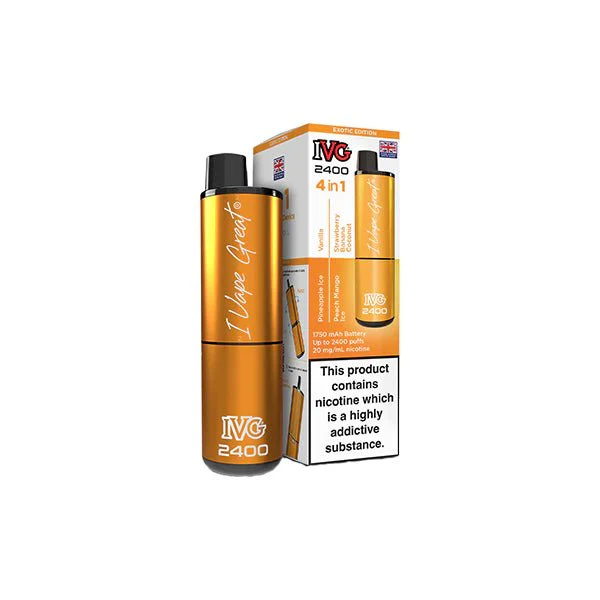 20mg IVG 2400 4 in 1 Multi Edition Rechargeable Pod Vape Kit 2400 Puffs - Image 15