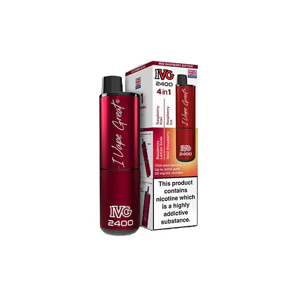 20mg IVG 2400 4 in 1 Multi Edition Rechargeable Pod Vape Kit 2400 Puffs - Image 26