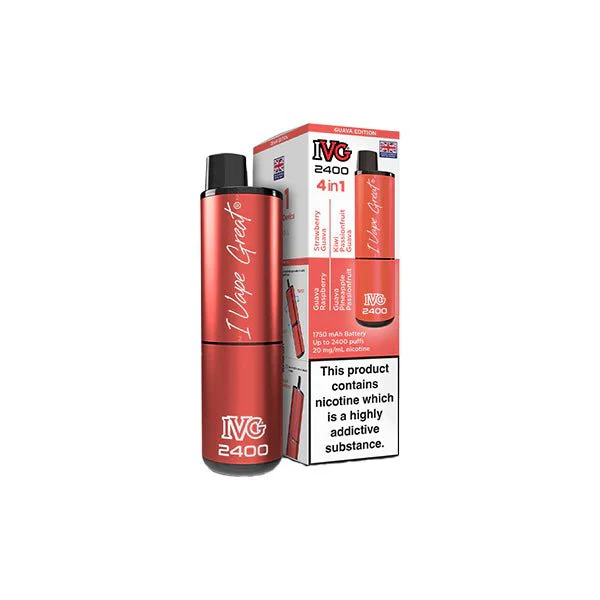 20mg IVG 2400 4 in 1 Multi Edition Rechargeable Pod Vape Kit 2400 Puffs - Image 32