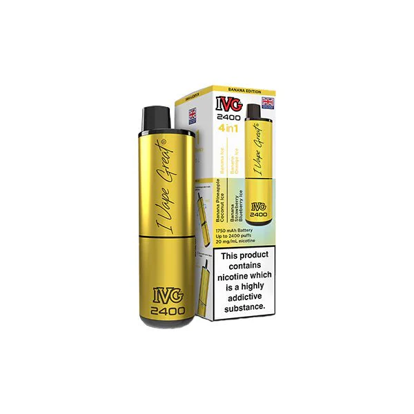 20mg IVG 2400 4 in 1 Multi Edition Rechargeable Pod Vape Kit 2400 Puffs - Image 35