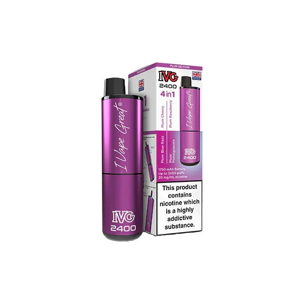 20mg IVG 2400 4 in 1 Multi Edition Rechargeable Pod Vape Kit 2400 Puffs - Image 40