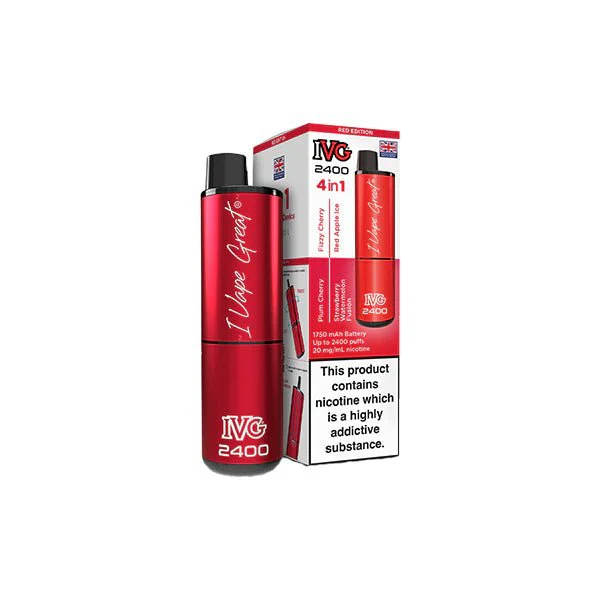 20mg IVG 2400 4 in 1 Multi Edition Rechargeable Pod Vape Kit 2400 Puffs - Image 46