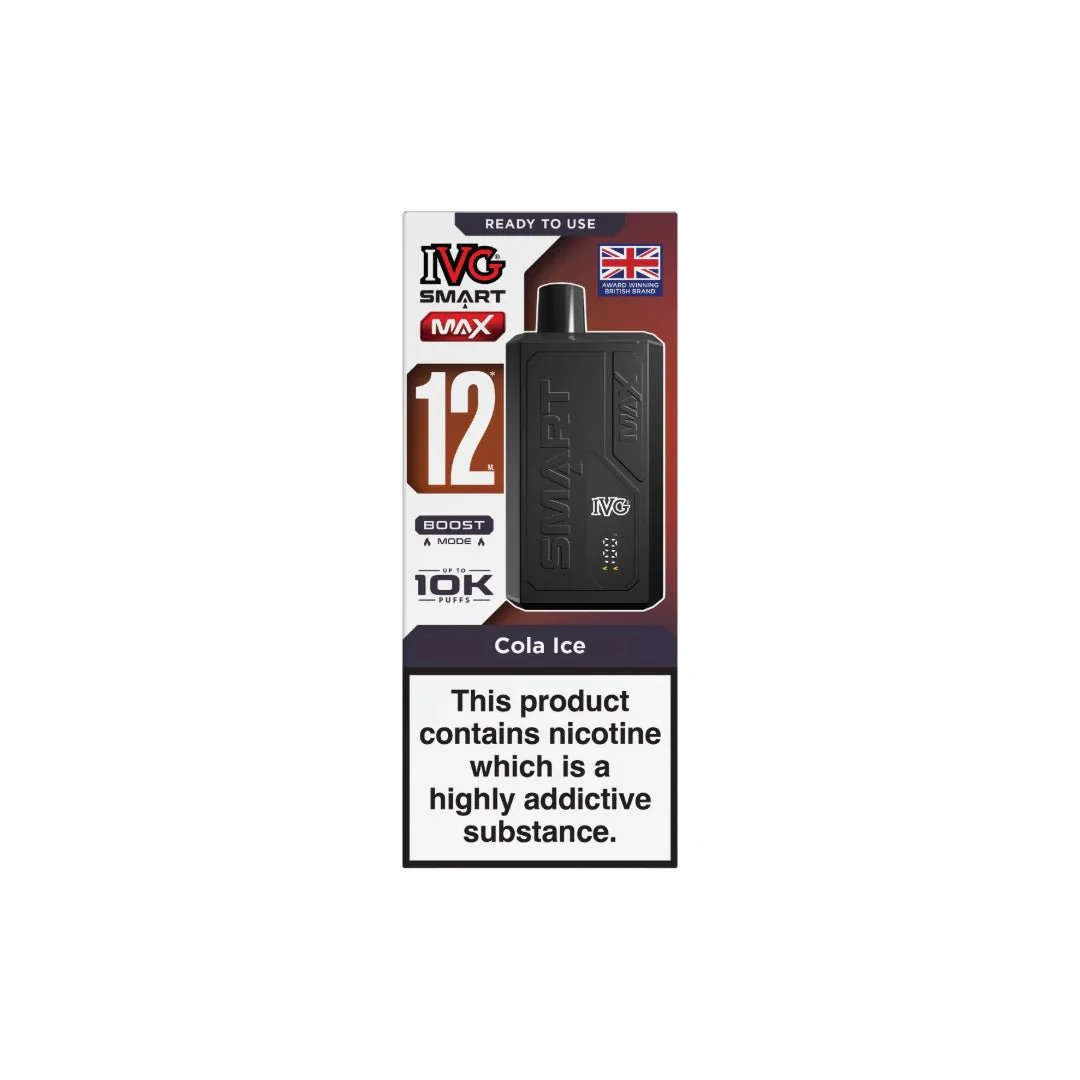 20mg IVG Smart Max Pod Vape Kit 10000 Puffs - Image 9