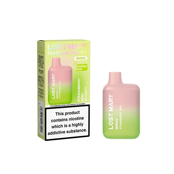 20mg Lost Mary BM600 Prefilled Pod Vape Kit 600 Puffs - - Image 14