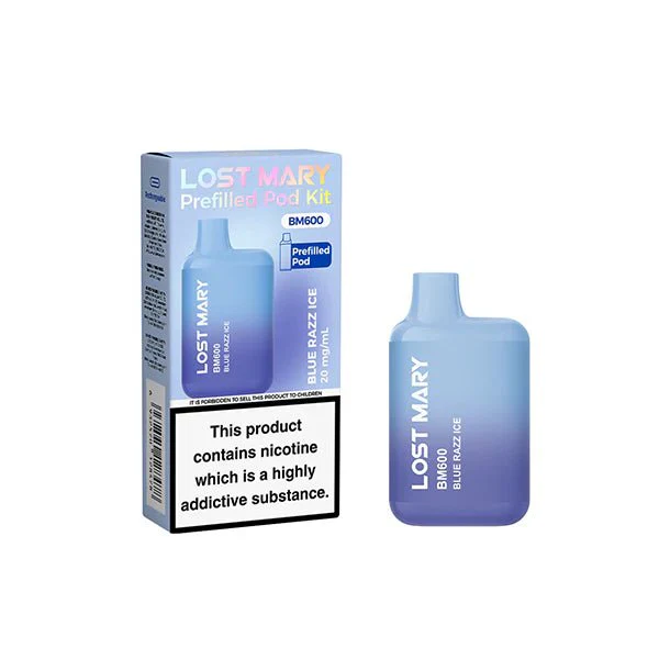 20mg Lost Mary BM600 Prefilled Pod Vape Kit 600 Puffs - - Image 4