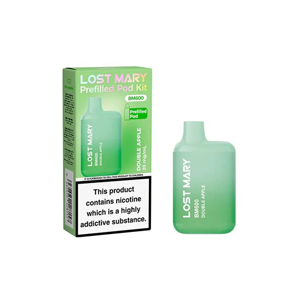 20mg Lost Mary BM600 Prefilled Pod Vape Kit 600 Puffs - - Image 6