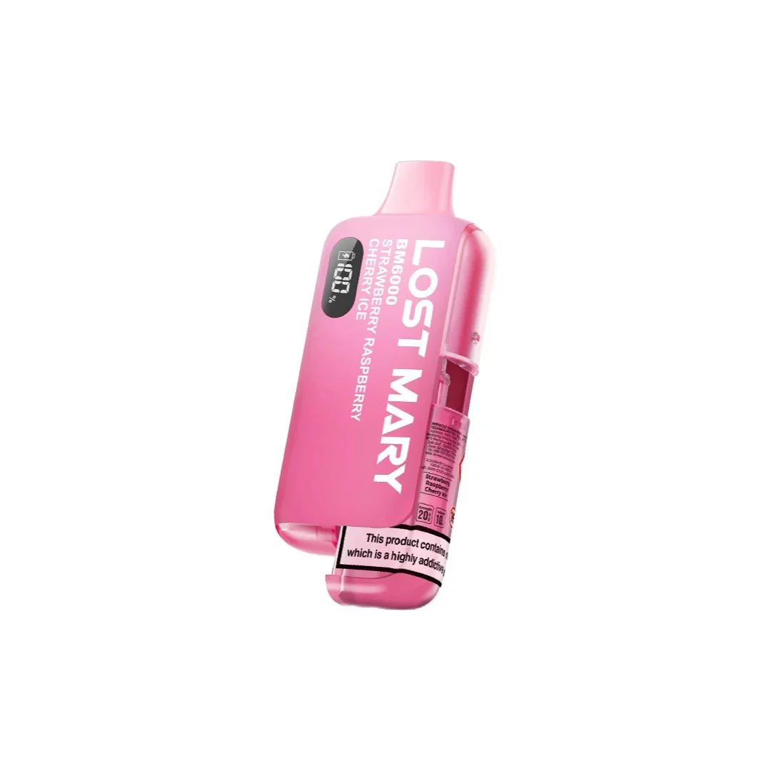 20mg LOST MARY BM6000 Refillable Pod Kit - 6000 Puffs - - Image 13