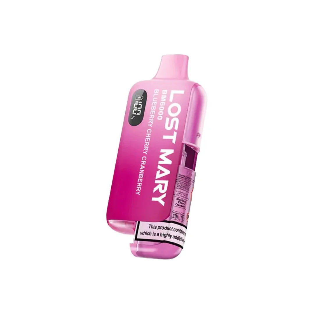 20mg LOST MARY BM6000 Refillable Pod Kit - 6000 Puffs - - Image 29