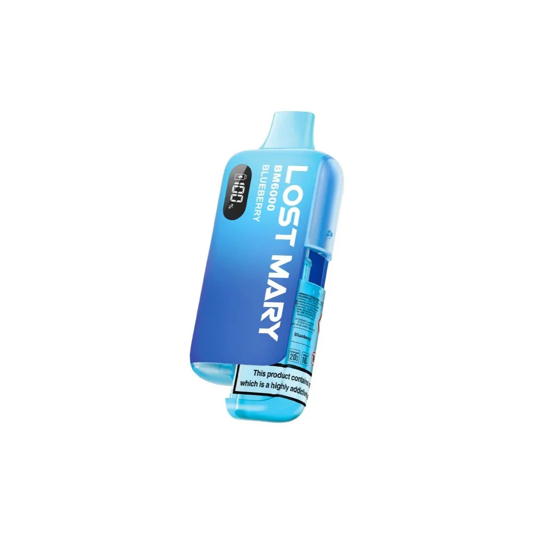 20mg LOST MARY BM6000 Refillable Pod Kit - 6000 Puffs - - Image 3