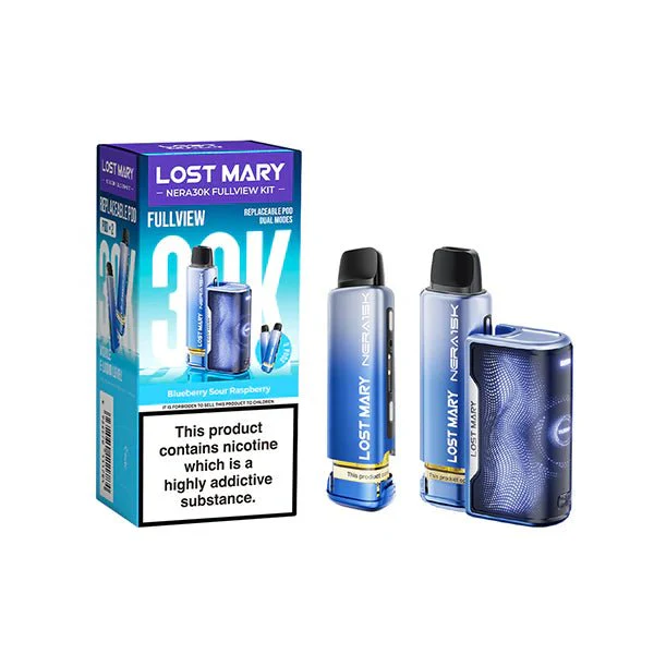 20mg LOST MARY Nera 30K Prefilled Pod Vape Kit - 30000 Puffs - Image 2