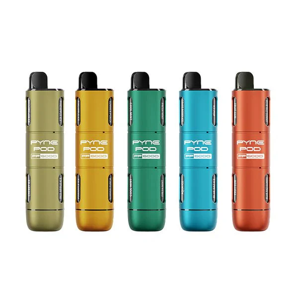 20mg Pyne Pod PP6000 6 In 1 Disposable Vape Pod Kit 3600 Puffs