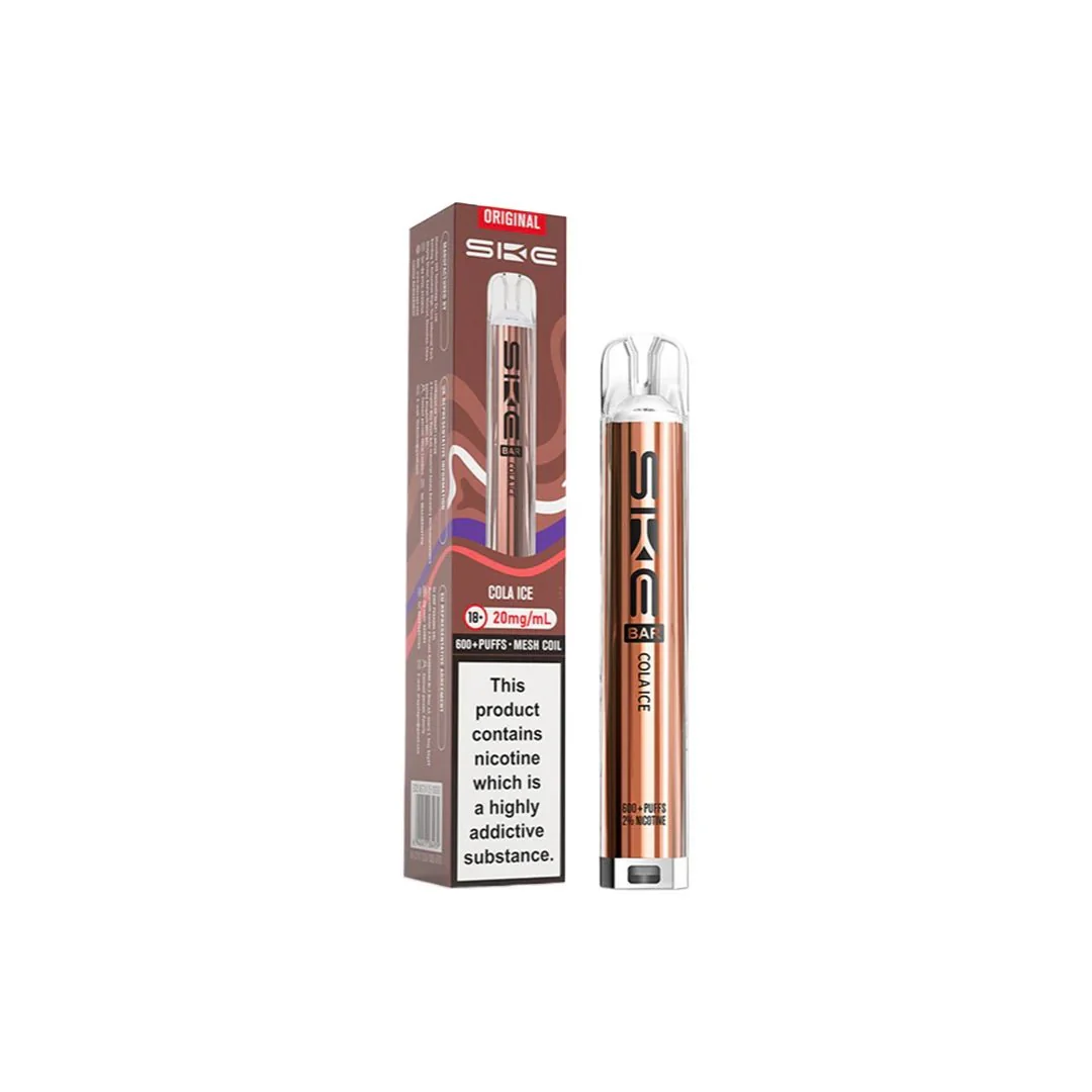20mg SKE Bar 600 Rechargeable Prefilled Pod Vape Kit - Image 14