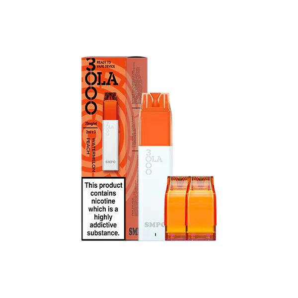20mg SMPO Ola 3000 Prefilled Pod Vape Kit - 2ml (Pack of 3) - Image 7