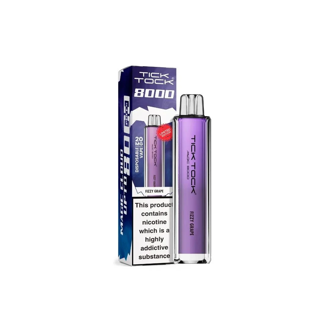 20mg Tick Tock Magic 8000 Prefilled Pod Kit 8000 Puffs - Image 13