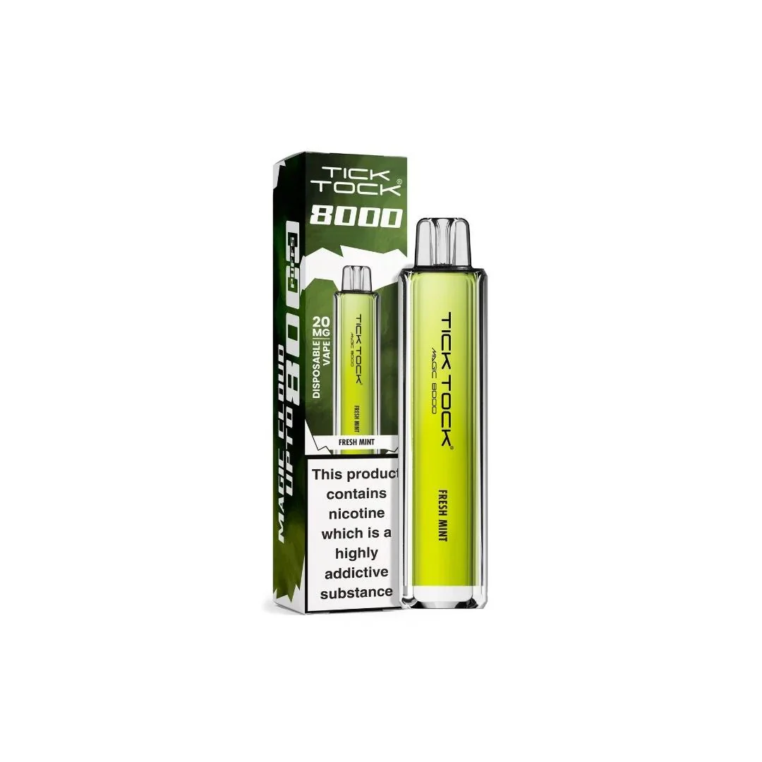 20mg Tick Tock Magic 8000 Prefilled Pod Kit 8000 Puffs - Image 14