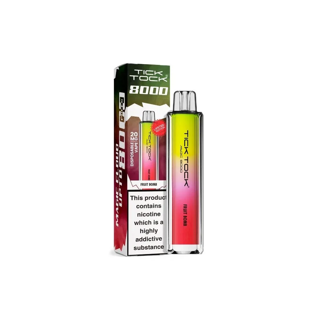 20mg Tick Tock Magic 8000 Prefilled Pod Kit 8000 Puffs - Image 15