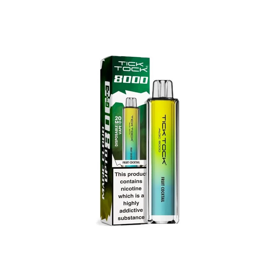 20mg Tick Tock Magic 8000 Prefilled Pod Kit 8000 Puffs - Image 16