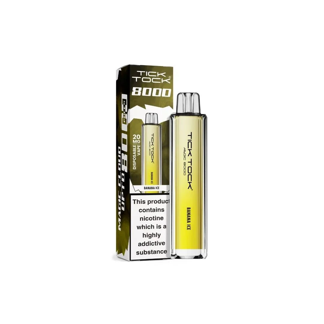 20mg Tick Tock Magic 8000 Prefilled Pod Kit 8000 Puffs - Image 2