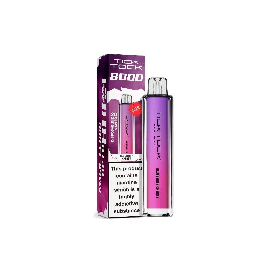 20mg Tick Tock Magic 8000 Prefilled Pod Kit 8000 Puffs - Image 7