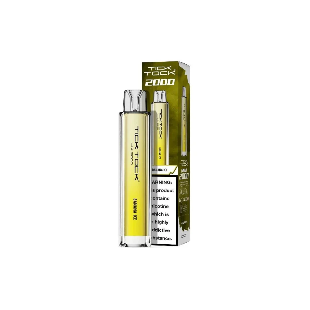 20mg Tick Tock Mini 2000 Prefilled Pod Kit 2000 Puffs - Image 2