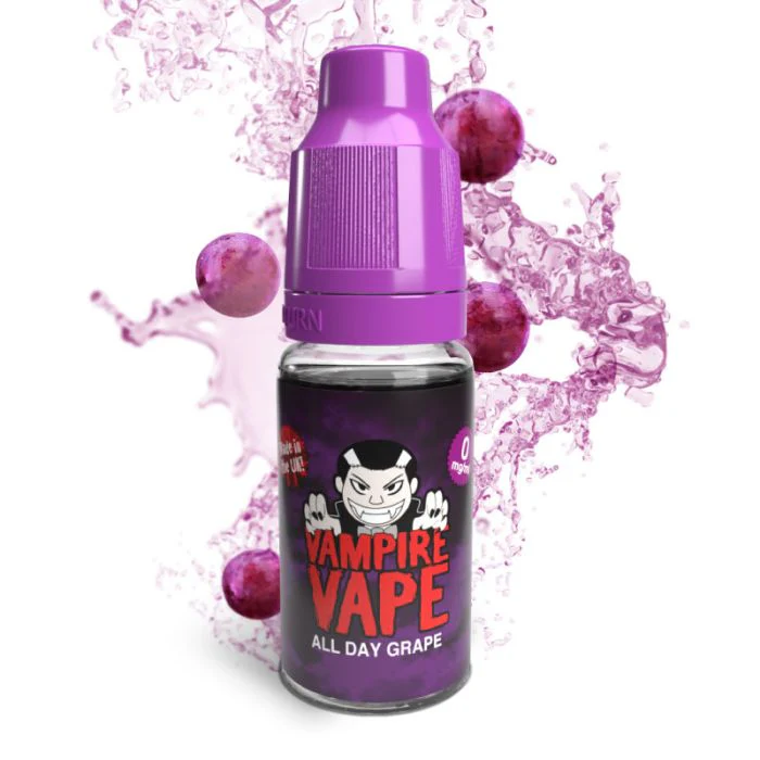 All Day Grape 10ml E-Liquid by Vampire Vape