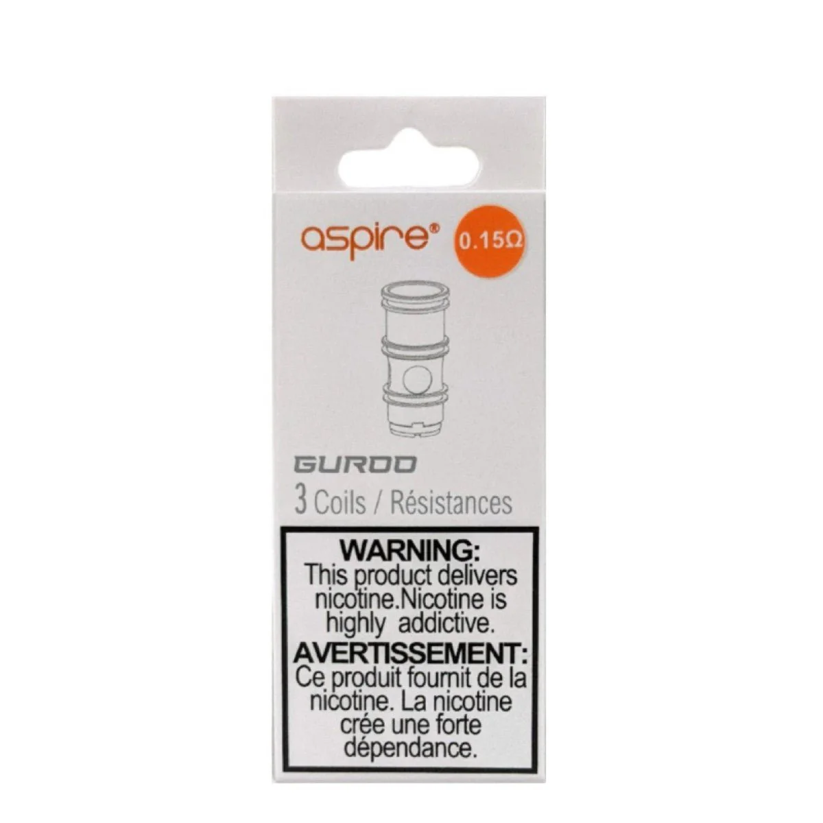 Aspire Guroo Sub Ohm Replacement Coils 3pcs