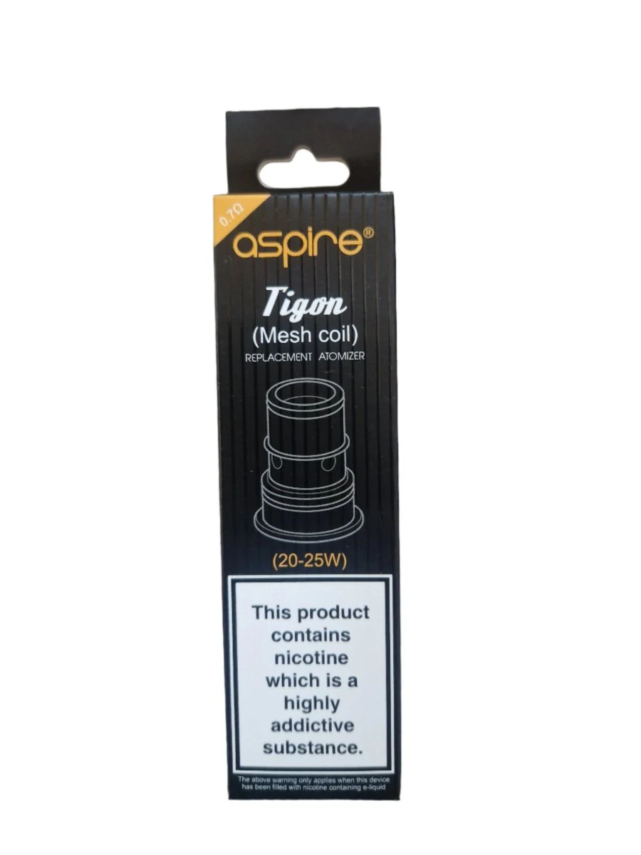 Aspire Tigon Coils - 0.7 OHM - 5 Pack - Clearance