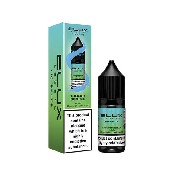 Blueberry Bubblegum E-Liquid By Elux Legend Nic Salt 10ml