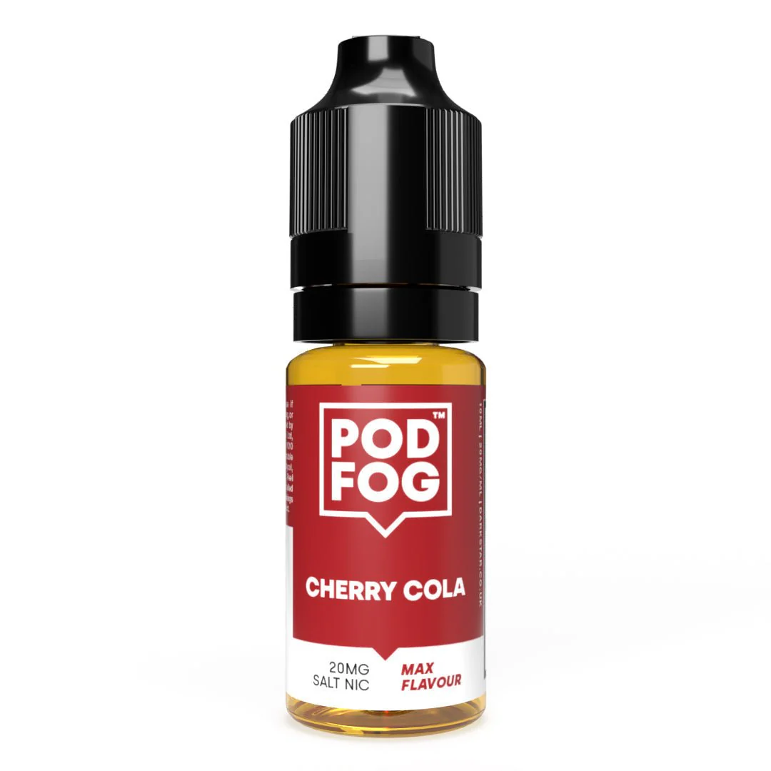 POD FOG Cherry Cola - 10ml Nic Salt E Liquid