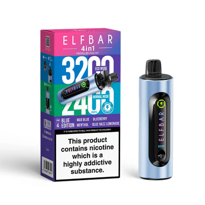 ELFBAR 4-in-1 Prefilled Kit - 3200 Puffs - Image 4