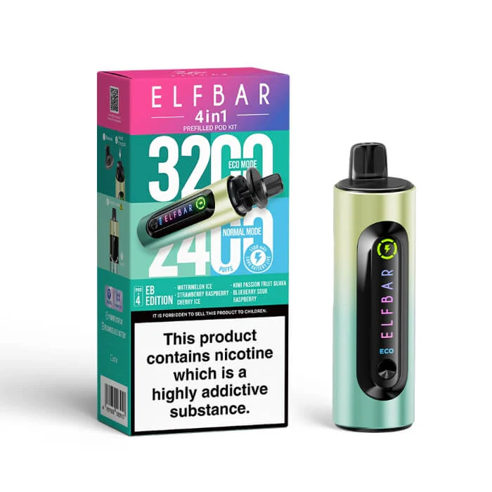 ELFBAR 4-in-1 Prefilled Kit - 3200 Puffs - Image 8