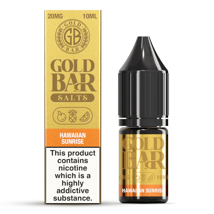 Gold Bar Nic Salt - Hawaiian Sunrise - 10ml