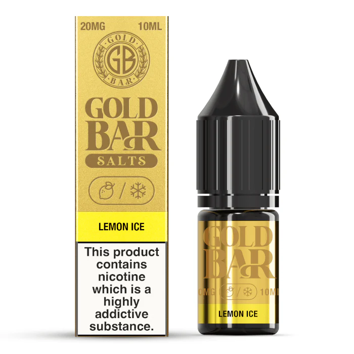 Gold Bar Nic Salt - Lemon Ice - 10ml