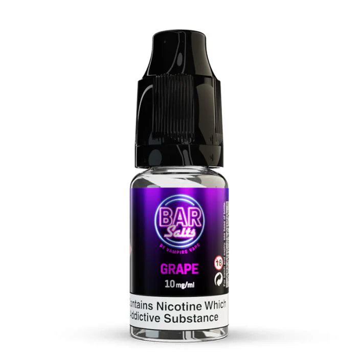 Grape 10ml E-Liquid by Vampire Vape Bar Salts