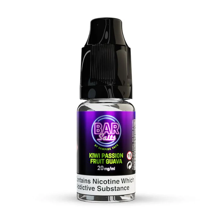 Kiwi Passion Fruit Guava 10ml E-Liquid by Vampire Vape Bar Salts