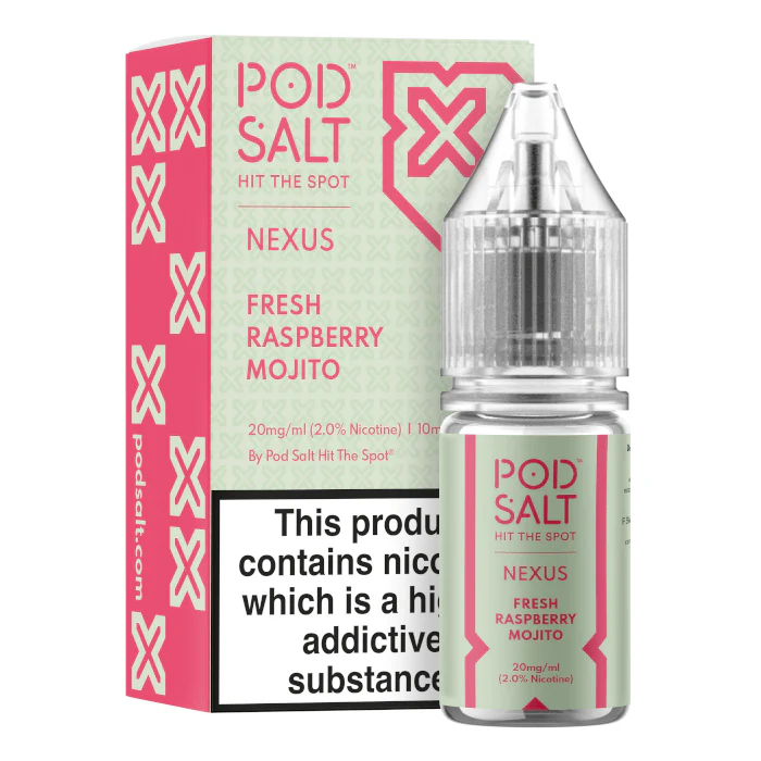 Nexus Nic Salt - Fresh Raspberry Mojito - 10ml