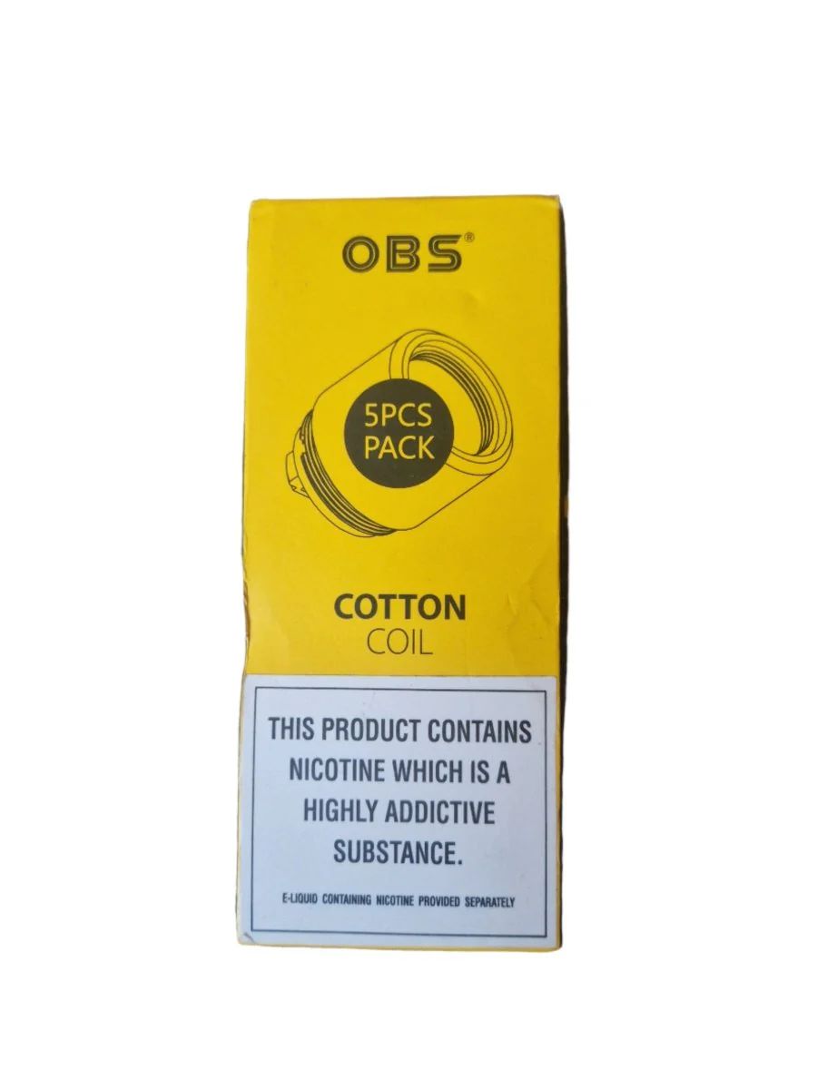 OBS Cotton Coils - M3 - 5 Pack - Clearance