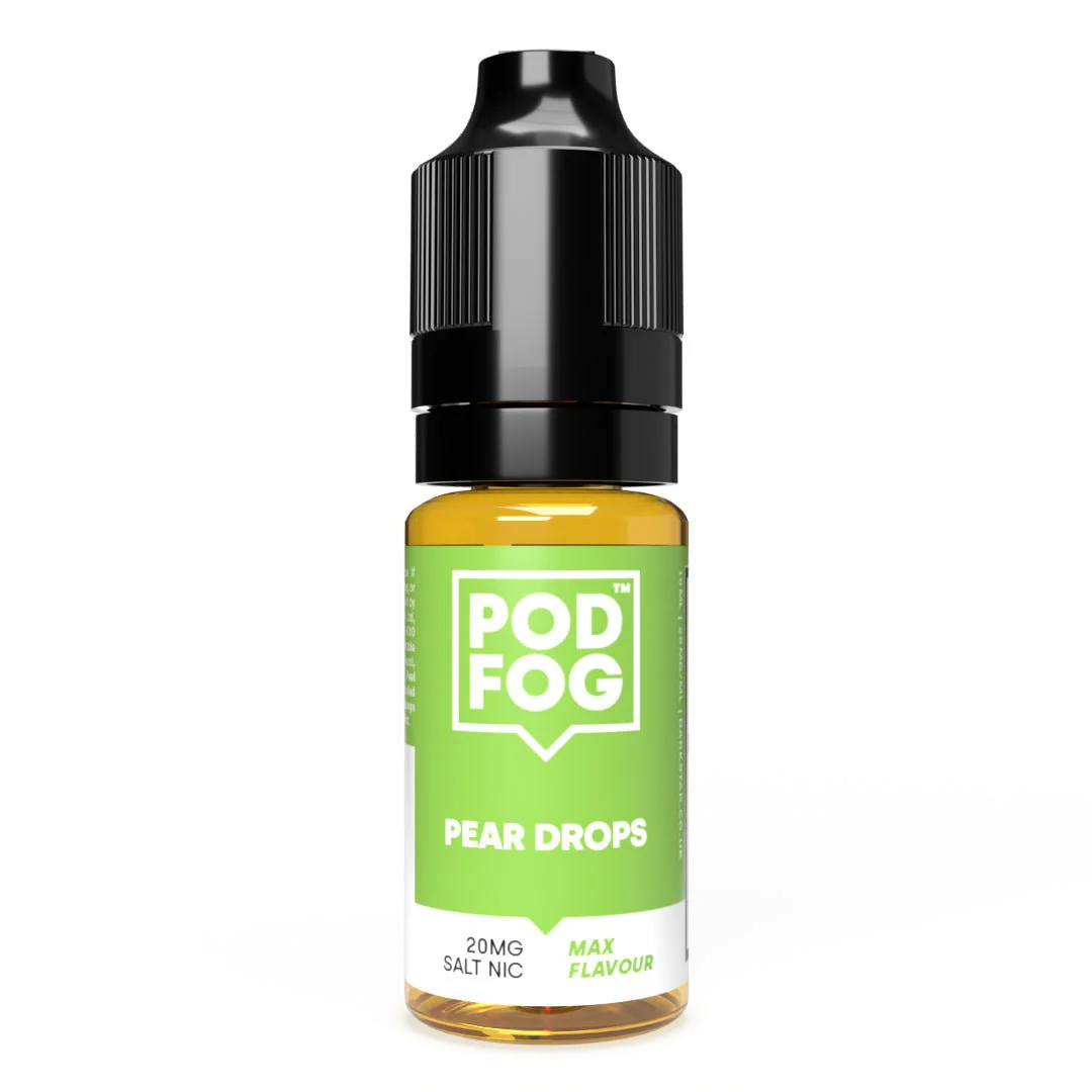 POD FOG Pear Drops - 10ml Nic Salt E Liquid