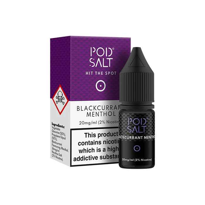 Pod Salt Core Nic Salt - Blackcurrant Menthol - 10ml