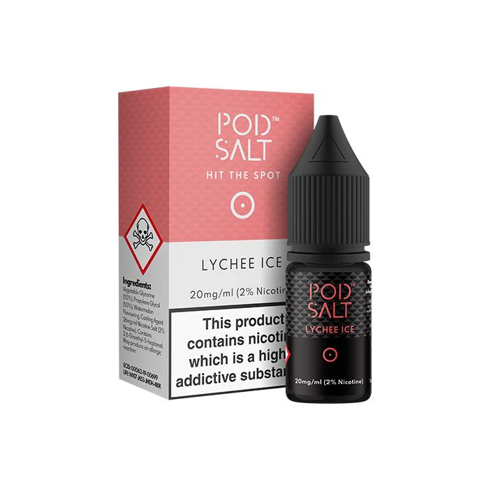 Pod Salt Core Nic Salt - Lychee Ice - 10ml