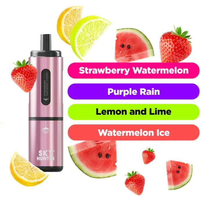 Sky Hunter 2600 Twist Slim Pod Vapes (Box of 10) 5 Colours - Image 4