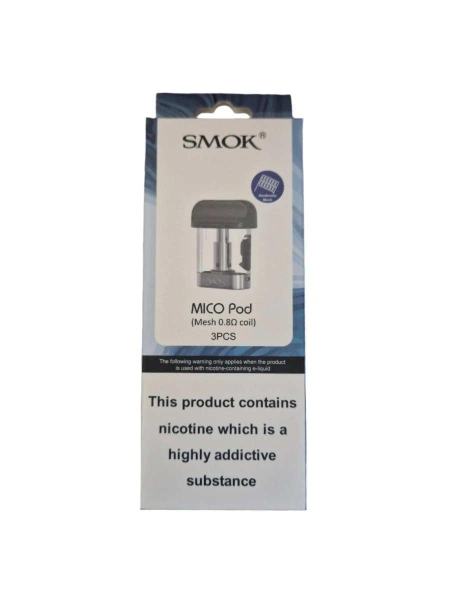 Smok Mico Pods - 0.8 ohm - 3 Pack - Clearance