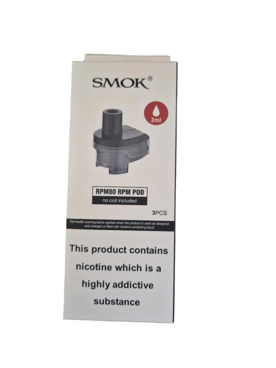 Smok RPM80 Pods - RPM version - 3 Pack - 2ml - Clearance