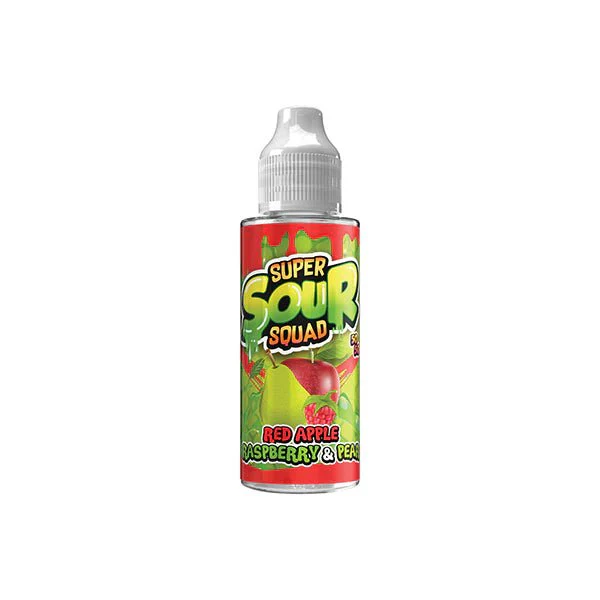 Super Sour Squad By Signature Vapours 100ml E-liquid 0mg (50VG/50PG) - Image 2